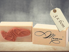 Motivstempel „Menü“ 3x6cm