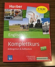 Hueber Englisch Komplettkurs 2 in 1 – Anfängerkurs & Aufbaukurs (Niveau B1)