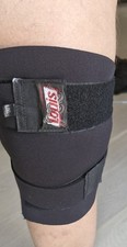Knie Wärmer Neopren Ein Paar Schwarz zum Motorradfahren bei kaltem Wetter