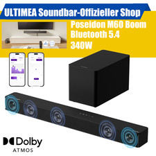 ULTIMEA 5.1ch Soundbar Dolby Atmos,4D Surround für TV mit Subwoofer VoiceMX Neu