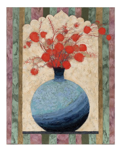Elegante blumenvase poster - elegante,
