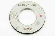 Gewinde Ausschusslehrring M45x1,5 6g Gewindelehre mit Feingewinde rechts