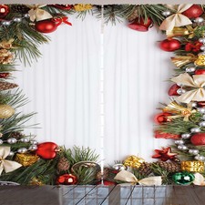 Weihnachten Rustikale Gardine