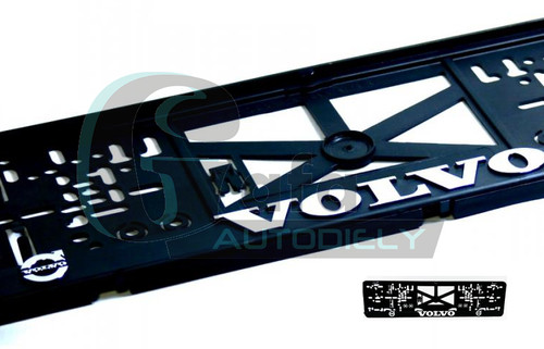 Kennzeichenhalter volvo 2 - 3d,