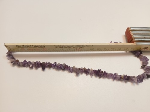 Kette mit amethyst - mit,
