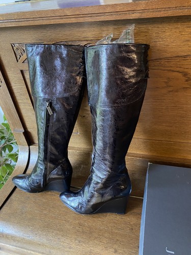 Joop damen stiefel lackleder - damen,