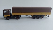 HERPA 1/87 - Ford Transcontinental Planensattelzug in beige/braun