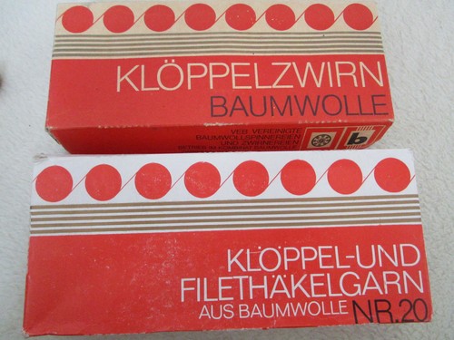 Ddr veb klöppelzwirn - ddr,
