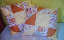 Patchwork Kissenbezug 40x40