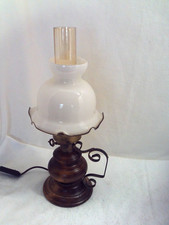 Tischlampe Holz Montur