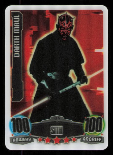 Darth maul force attax star - force,