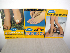 3x Dr. Scholl Reklame Aufsteller Werbung Werbeschilder Pappe 50er / 60er Jahre
