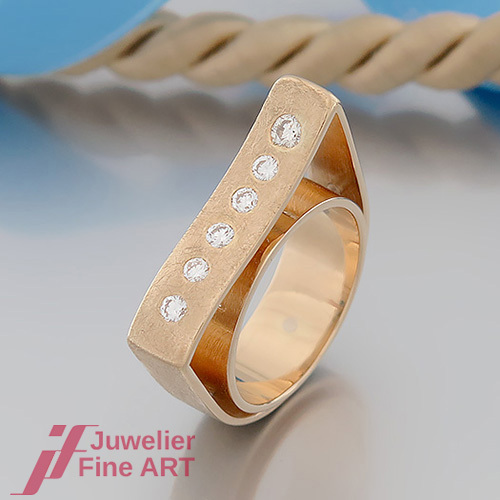 Ring brillanten - -6,