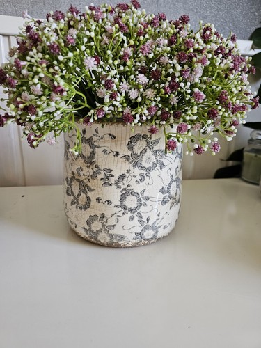 übertopf blumentopf grau - Übertopf,