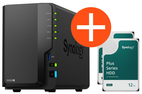 Synology ds225 nas system - ds225+,