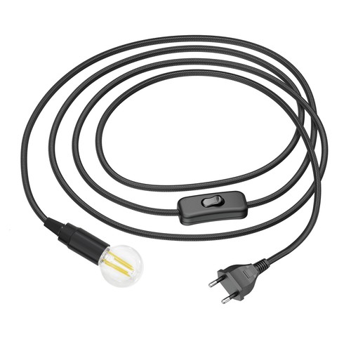 Textilkabel leha mit stecker - leha,
