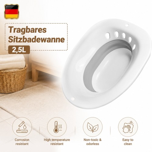 Sitzwanne tragbar faltbar - sitzwanne,
