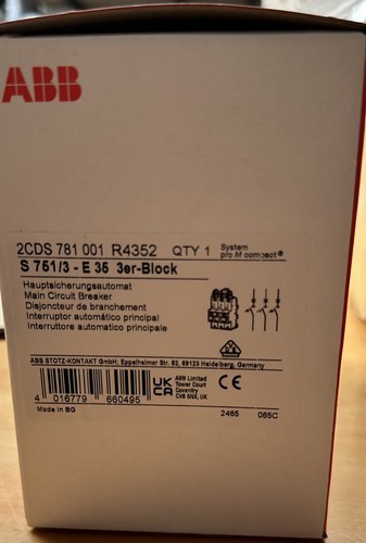 Abb sls schalter s751 e35 - schalter, s751/3-e35