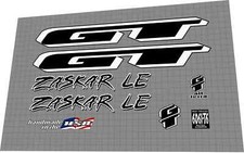 1996 GT ZASKAR LE DECAL SET