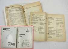 Deutz D2506 3006 4006 5206 6206 6806 13006 A Schlepper Preisliste +Tech. Daten