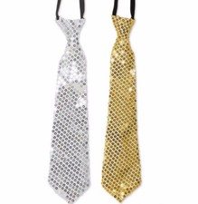 Krawatte Paillettenkrawatte