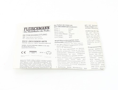 E1641 fleischmann - e1641, h0