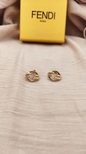 Fendi Mono Gold Ohrringe
