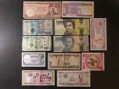 Banknoten aus aller welt - banknoten,