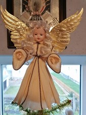 alte Christbaumspitze Baumspitze Christbaumschmuck Engel Weihnachtsengel
