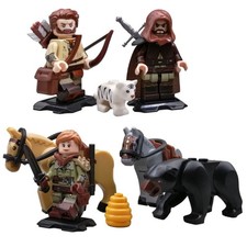 Figurenset Ritter Abenteurer veredelte LEGO® Figuren von Custom Brick Design