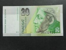 Slowakei 20 Kronen 1993/1997/1999/2001 kassenfrisch- bitte Schein auswählen