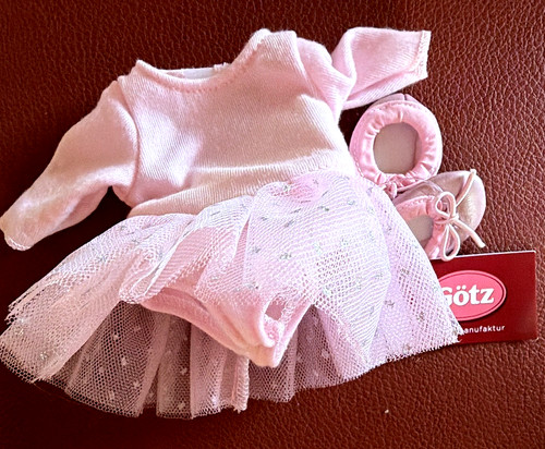 Götz puppenkleidung set - götz, rosa