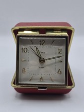 Vintage Goldbühl mechanischer Reisewecker - Made in Germany - geprüft funktioniert