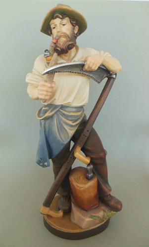 Landwirt holzfigur bauer - landwirt,