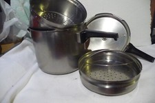 Schnellkochtopf SICOMATIC  5,0 Liter gebraucht , viel Zubehör , guter Zustand