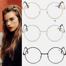 Retro Runde Lesebrille Metall Vintage Unisex Lesehilfe 1,0 1,5 2,0 2,5 3,0 3,5 4