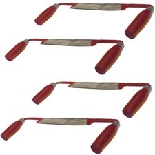 4 X Zugemesser gerade für Holzarbeiten Zugmesser Zieheisen Ziehmesser Entrinder