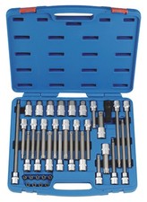 Spezial große Schraubendreher Einsätze Steckschlüssel-Satz Garnitur, 38-tlg.
