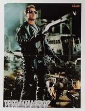 Terminator Arnold Schwarzenegger/ Carl Lewis Disney Limit Poster 1996 ULTRA RARE