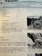 Anbauanleitung Fendt Druckluftanlage für Farmer 304-312 LSA, Kopie, 1989