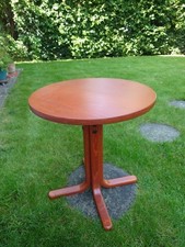 Hübscher kleiner Holz Rundtisch, mahagonifarben/kirschfarben