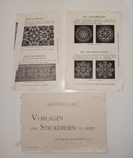 Bibliothek D M C Vorlagen für Stickereien 1 Serie Dillmont Elsass Frankreich