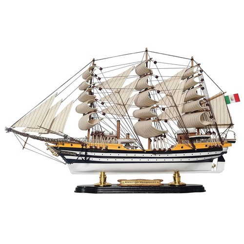Schiffsmodell aus holz amerigo - schiffsmodell,