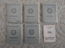 Nva wehrdienstausweis - 🍀, 5x