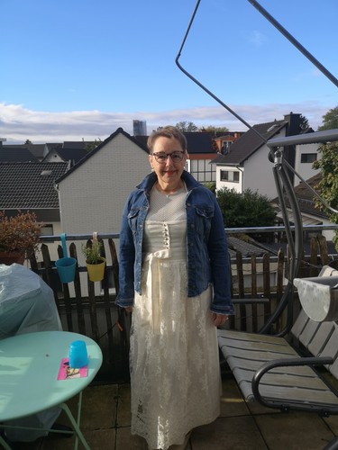 Hochzeitsdirndl cremefarben