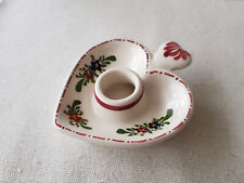 Kerzenhalter Herz Landhausstil Bauernmalerei Vintage