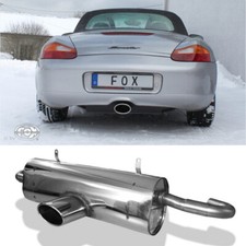 FOX Sportauspuff 140x90 mittig