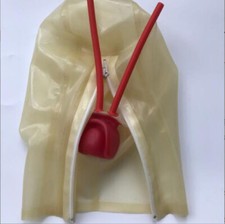 Transparente Latex Kopfmaske