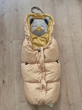 Odenwälder BabyNest Fußsäckchen Mucki Muckisack gelb Größe 0 Neuwertig Fussack