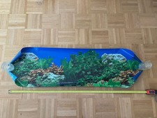 Aquarium Rückwand Poster 120x45 cm Deko Folie Pflanzendesign beidseitig